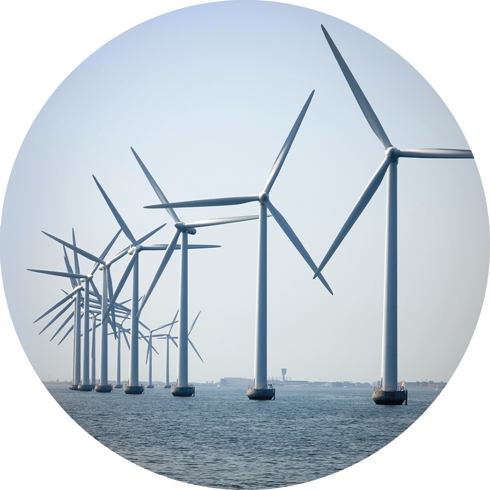 Windmills for renewable energy